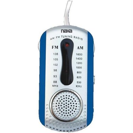 NAXA ELECTRONICS Naxa NR721BL Am-fm Mini Pocket Radio With Speaker -blue NR721BL